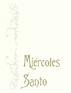 05. Miércoles Santo