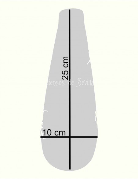 Chimenea pintada a mano