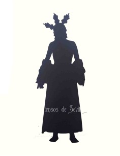 Pegatina de silueta