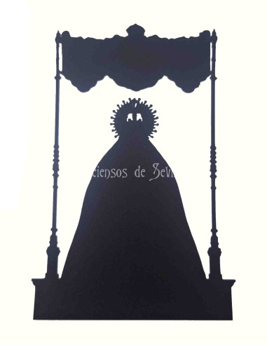 Pegatina de silueta