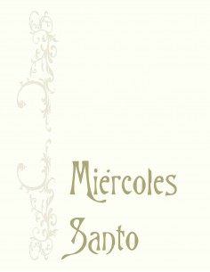 06. Miércoles Santo